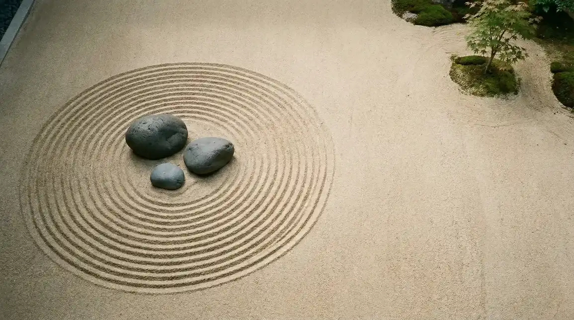 时时彩 书斋枯山水沙盘全景